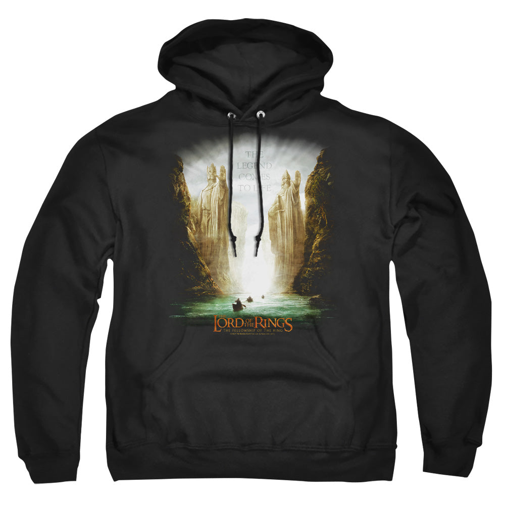 LOR/KINGS OF OLD - ADULT PULLOVER HOODIE - BLACK