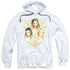 LOR/WOMEN OF MIDDLE EARTH - ADULT PULLOVER HOODIE - WHITE