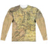 LORD OF THE RINGS/MIDDLE EARTH MAP (FRONT/BACK PRINT) - L/S ADULT POLY CREW  - MULTI