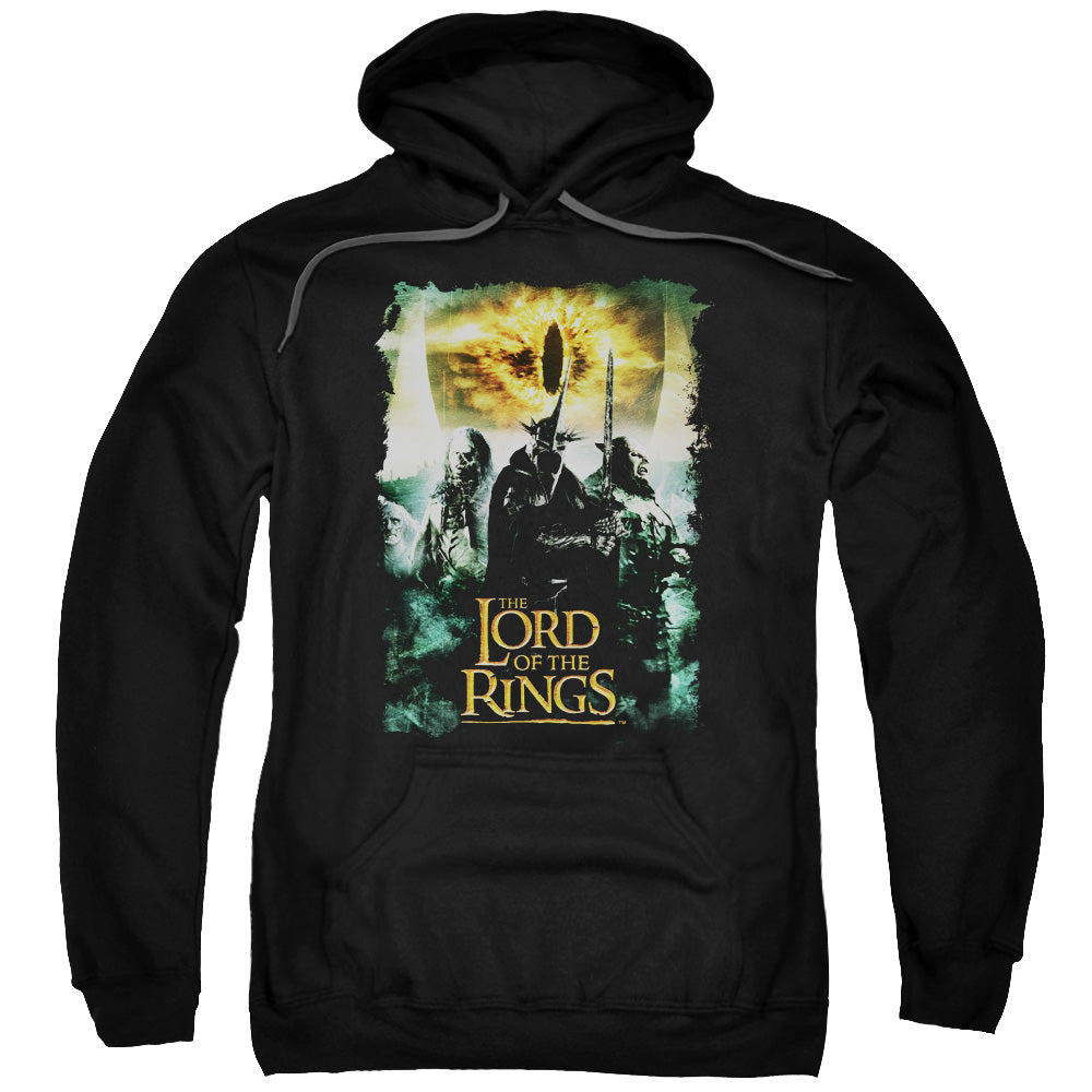LORD OF THE RINGS/VILLAIN GROUP - ADULT PULLOVER HOODIE - BLACK