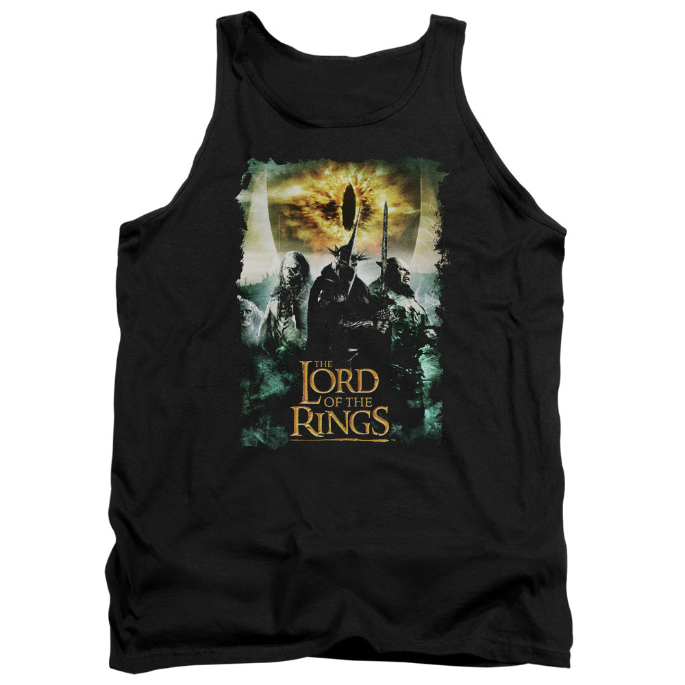 LORD OF THE RINGS/VILLAIN GROUP - ADULT TANK - BLACK