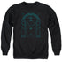LORD OF THE RINGS/DOORS OF DURIN - ADULT CREWNECK SWEATSHIRT - BLACK