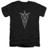 LORD OF THE RINGS/ARWEN NECKLACE - S/S ADULT V-NECK 30/1 - BLACK