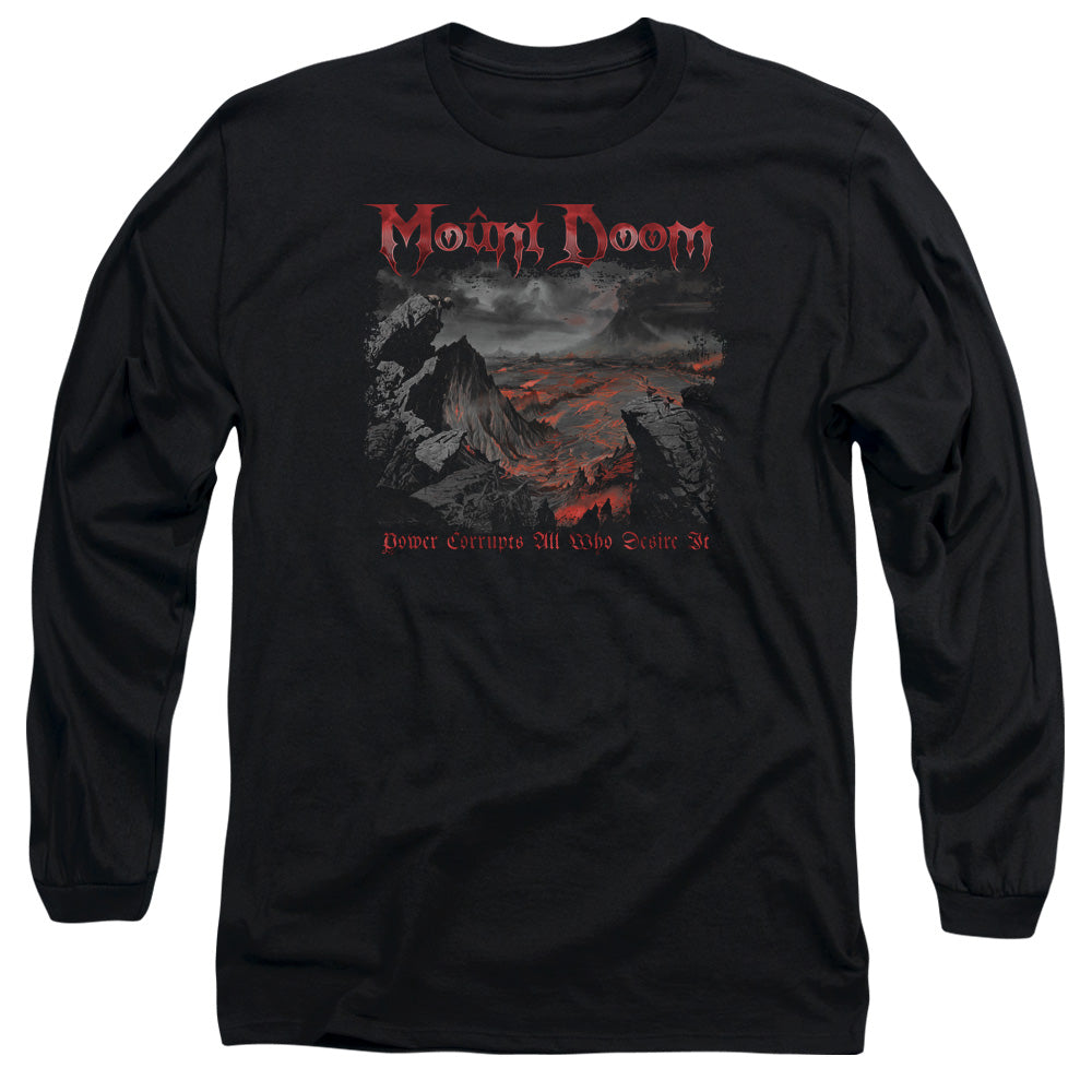 LORD OF THE RINGS/POWER CORRUPTS -  L/S ADULT 18/1  - BLACK