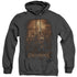 LOR/RIDERS OF ROHAN - ADULT HEATHER HOODIE - BLACK