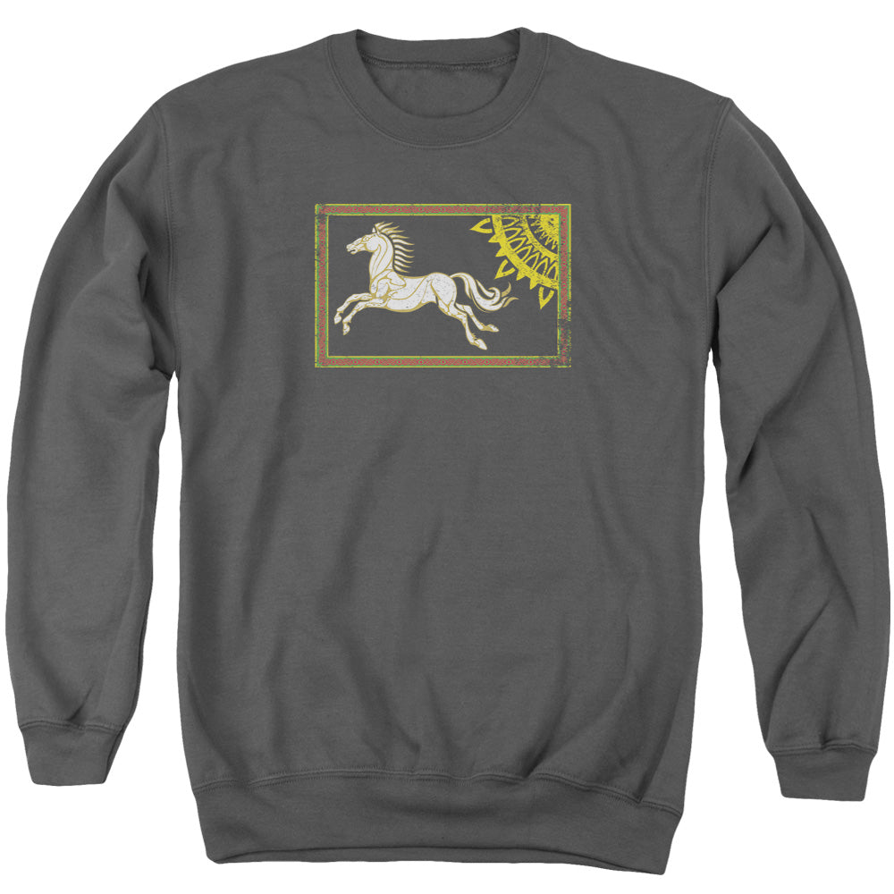 LOR/ROHAN BANNER - ADULT CREWNECK SWEATSHIRT - CHARCOAL
