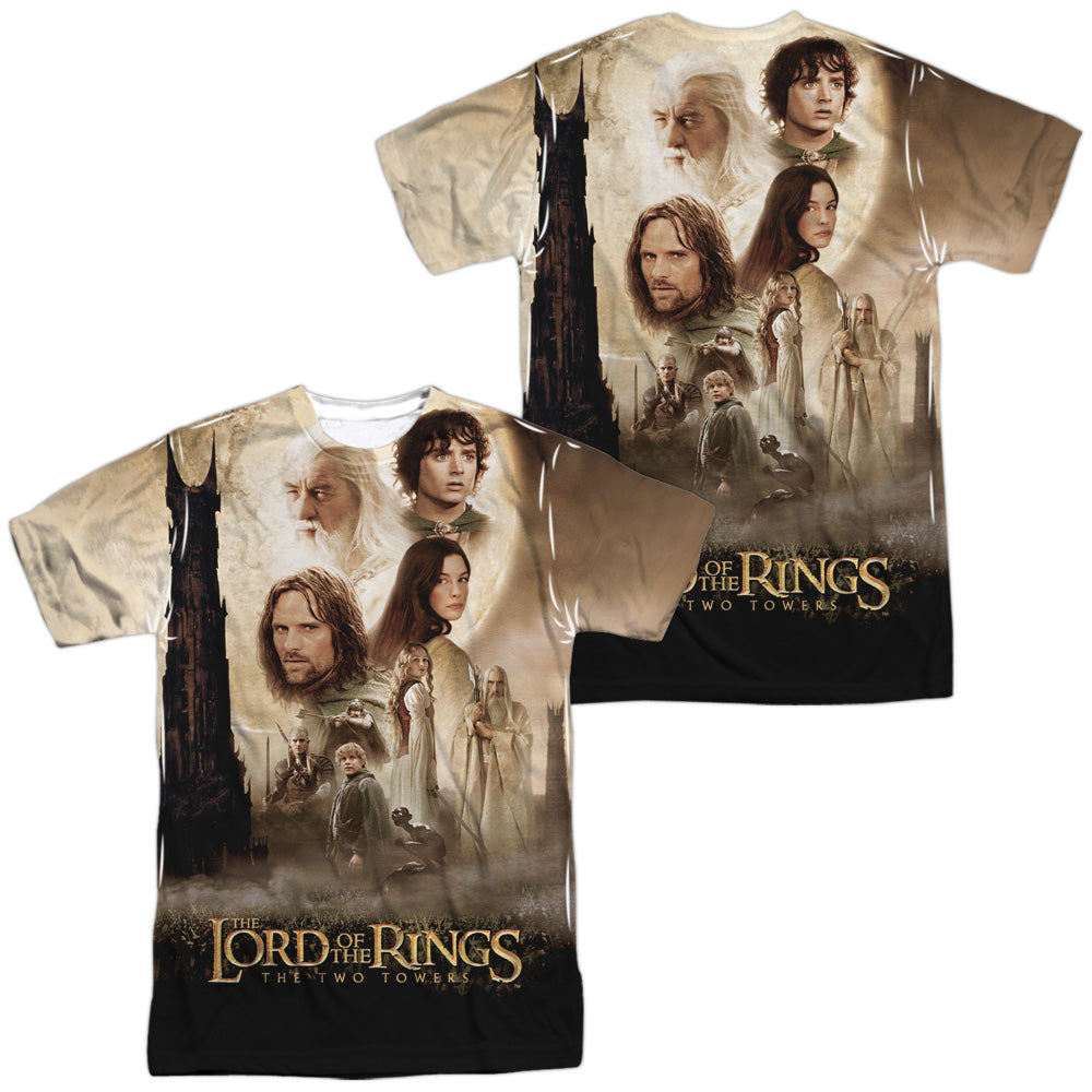 LOR/TOWERS POSTER (FRONT/BACK PRINT) - S/S ADULT POLY CREW - MULTI