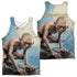 LOR/GOLLUM MOON (FRONT/BACK PRINT) - ADULT POLY TANK TOP - MULTI