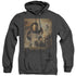 LOR/ROTK POSTER - ADULT HEATHER HOODIE - BLACK