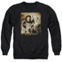 LOR/ROTK POSTER - ADULT CREWNECK SWEATSHIRT - BLACK