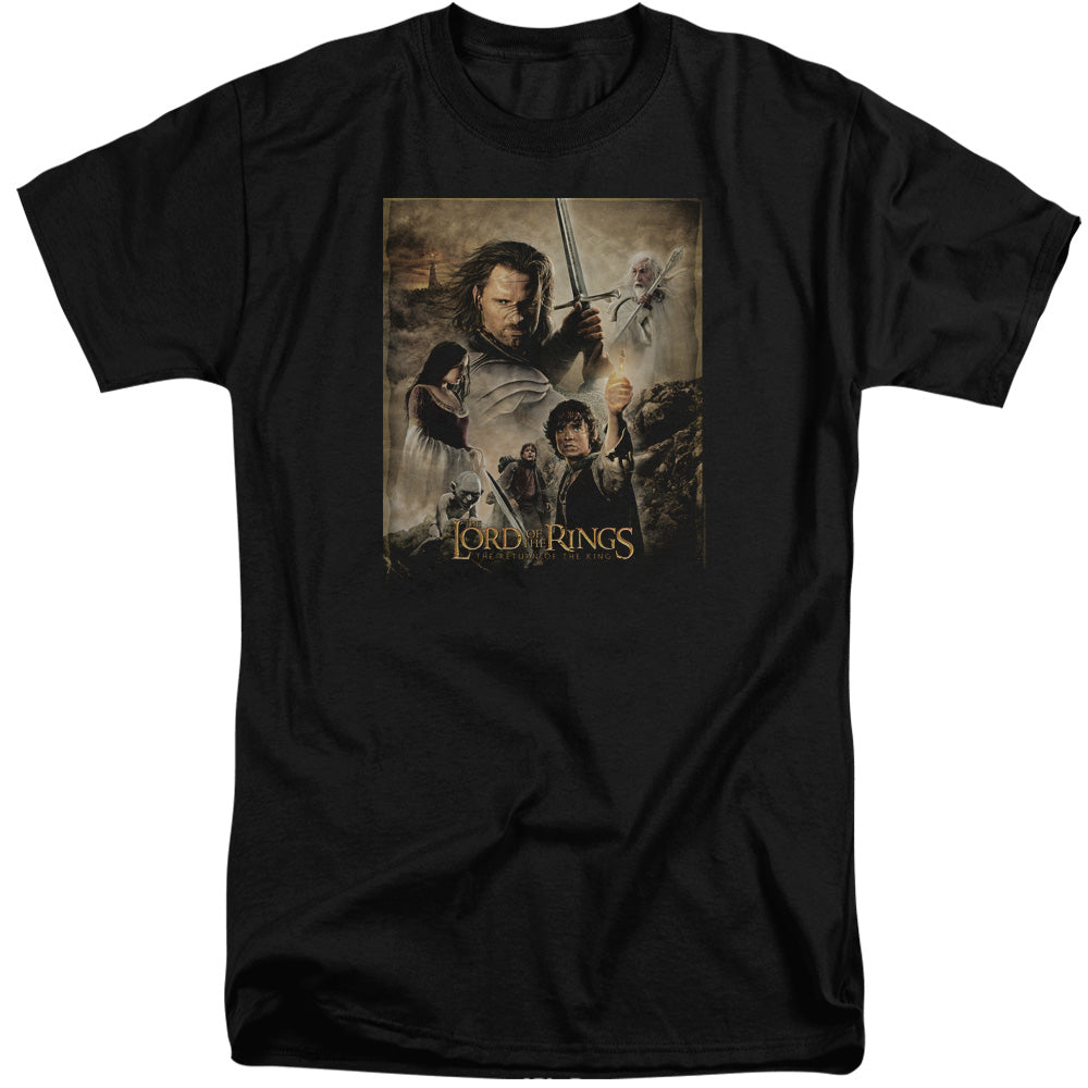 LOR/ROTK POSTER - S/S ADULT TALL 18/1 - BLACK