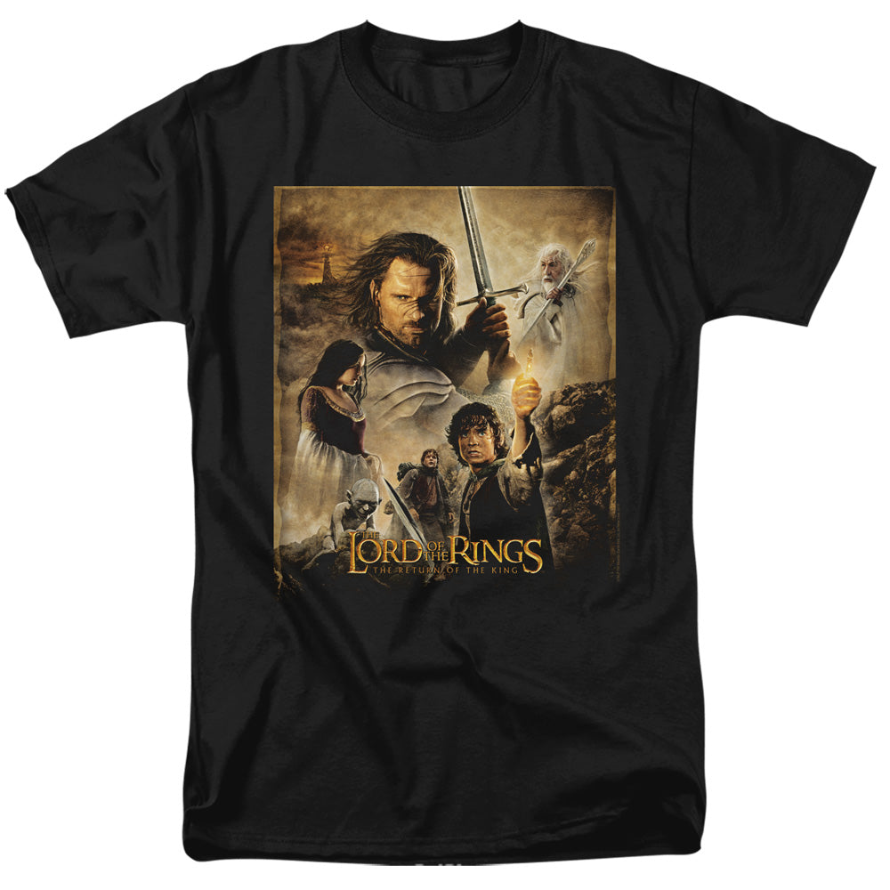 LOR/ROTK POSTER - S/S ADULT 18/1 - BLACK