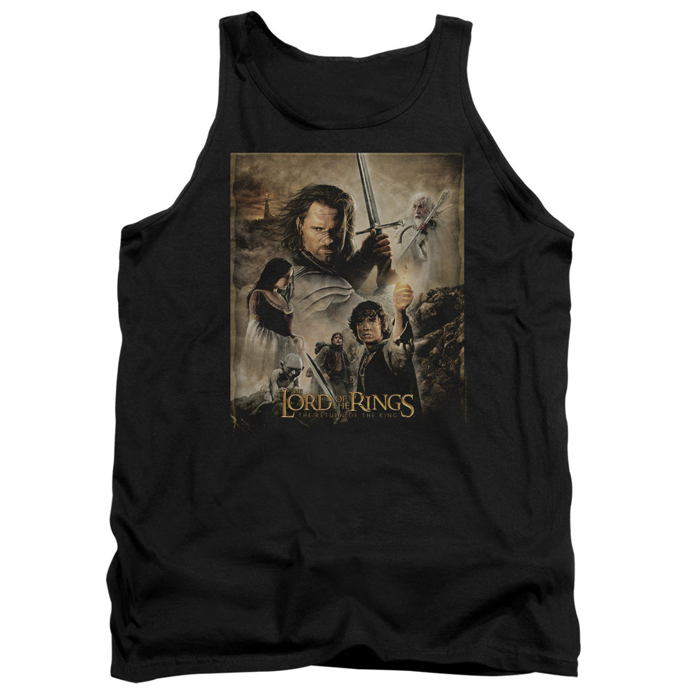 LOR/ROTK POSTER - ADULT TANK - BLACK