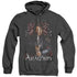 LOR/ARAGORN - ADULT HEATHER HOODIE - BLACK