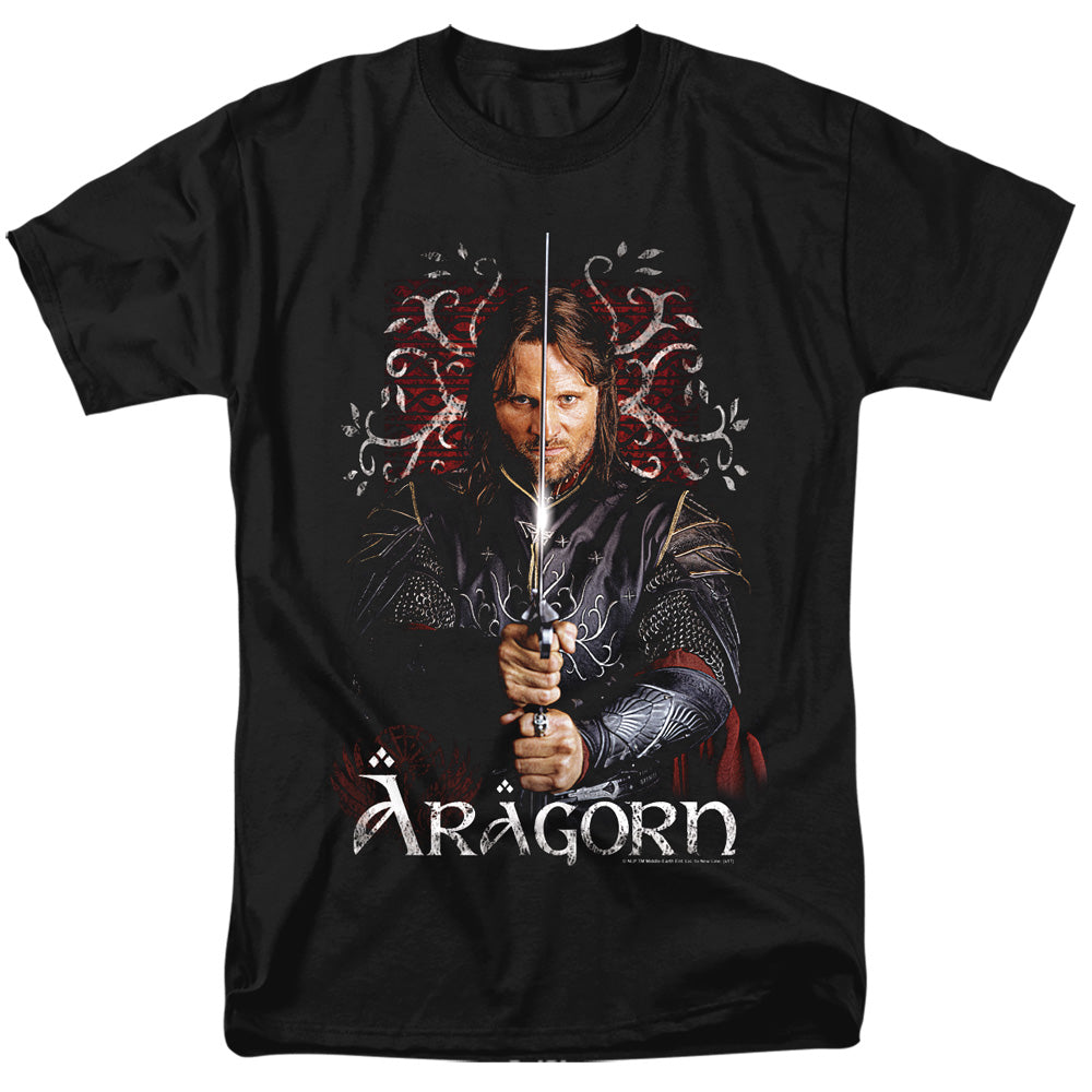 LOR/ARAGORN - S/S ADULT 18/1 - BLACK