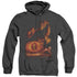 LOR/DESTROY THE RING - ADULT HEATHER HOODIE - BLACK