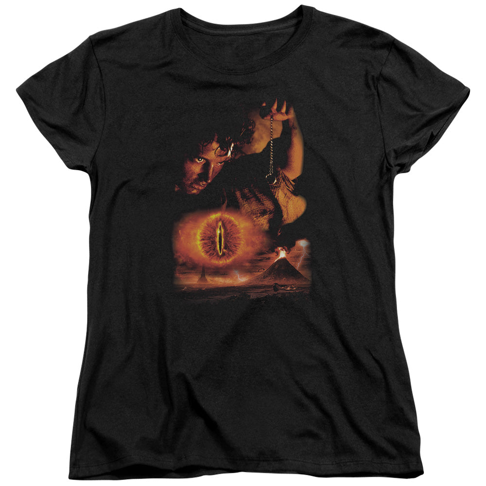 LOR/DESTROY THE RING - S/S WOMENS TEE - BLACK