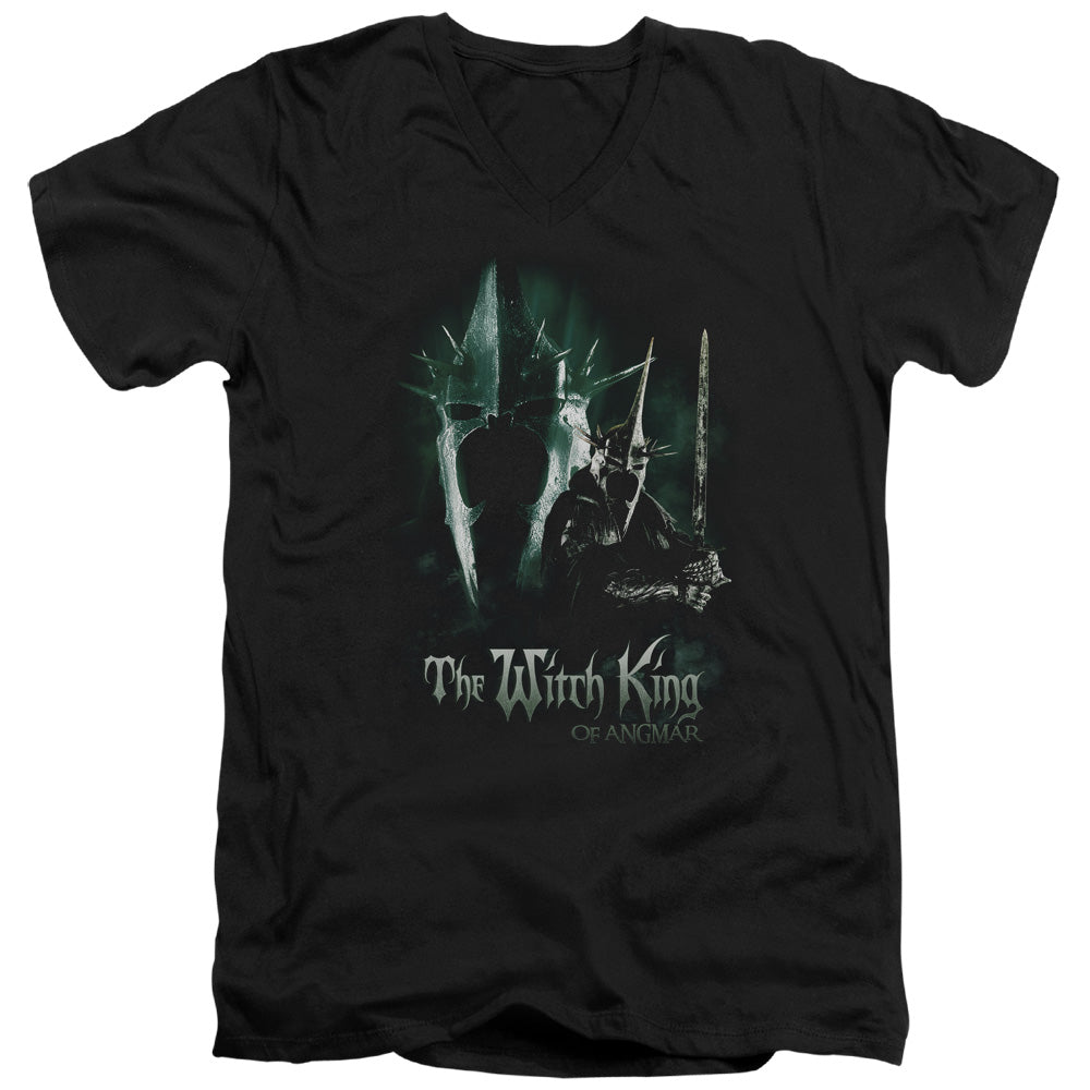 LOR/WITCH KING - S/S ADULT V-NECK 30/1 - BLACK