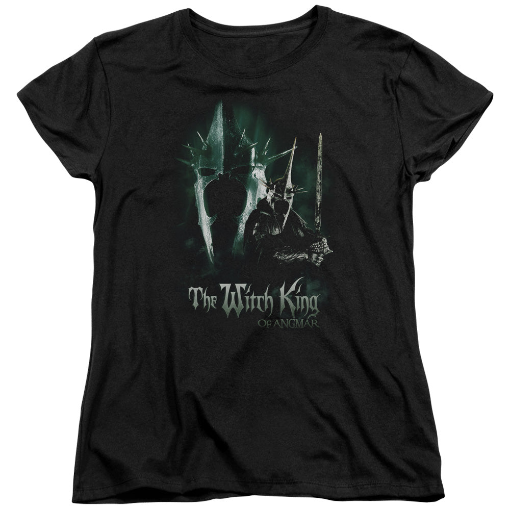 LOR/WITCH KING - S/S WOMENS TEE - BLACK