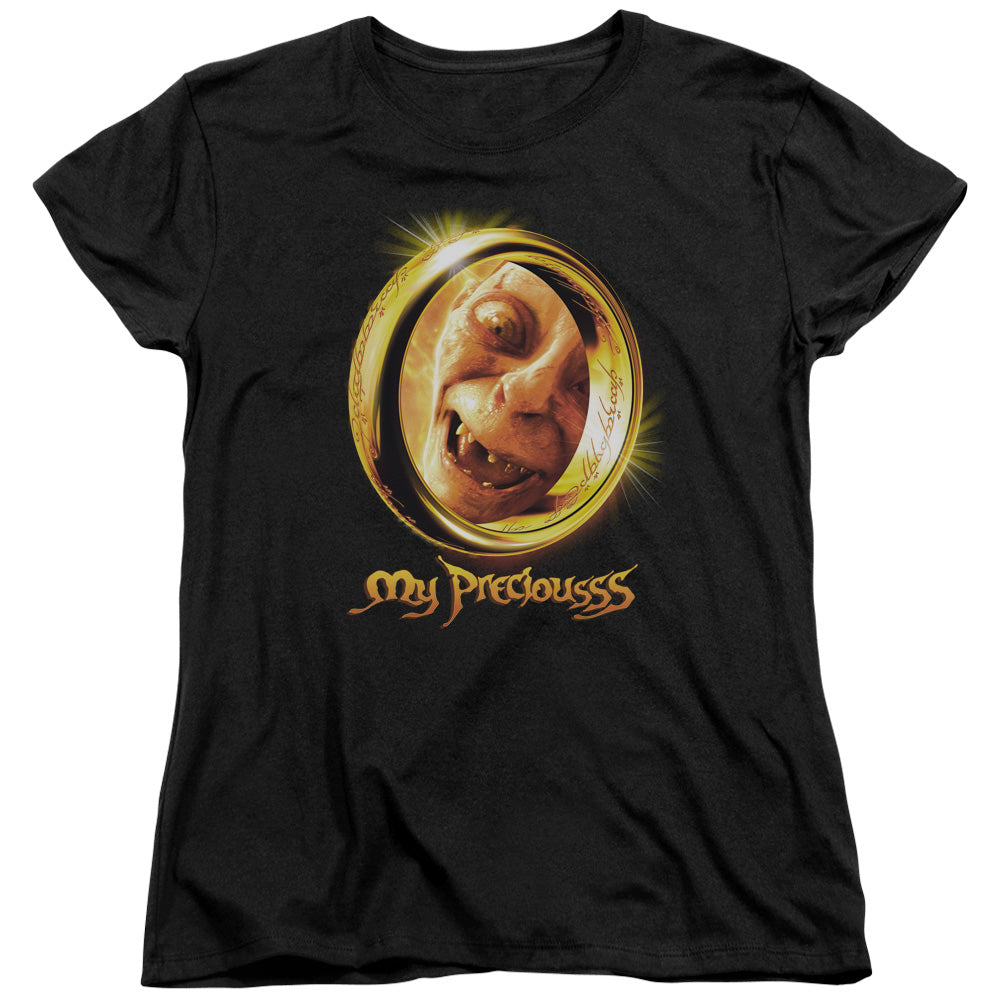LOR/MY PRECIOUS - S/S WOMENS TEE - BLACK