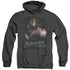 LOR/SAMWISE THE BRAVE - ADULT HEATHER HOODIE - BLACK