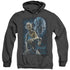 LOR/SMEAGOL - ADULT HEATHER HOODIE - BLACK