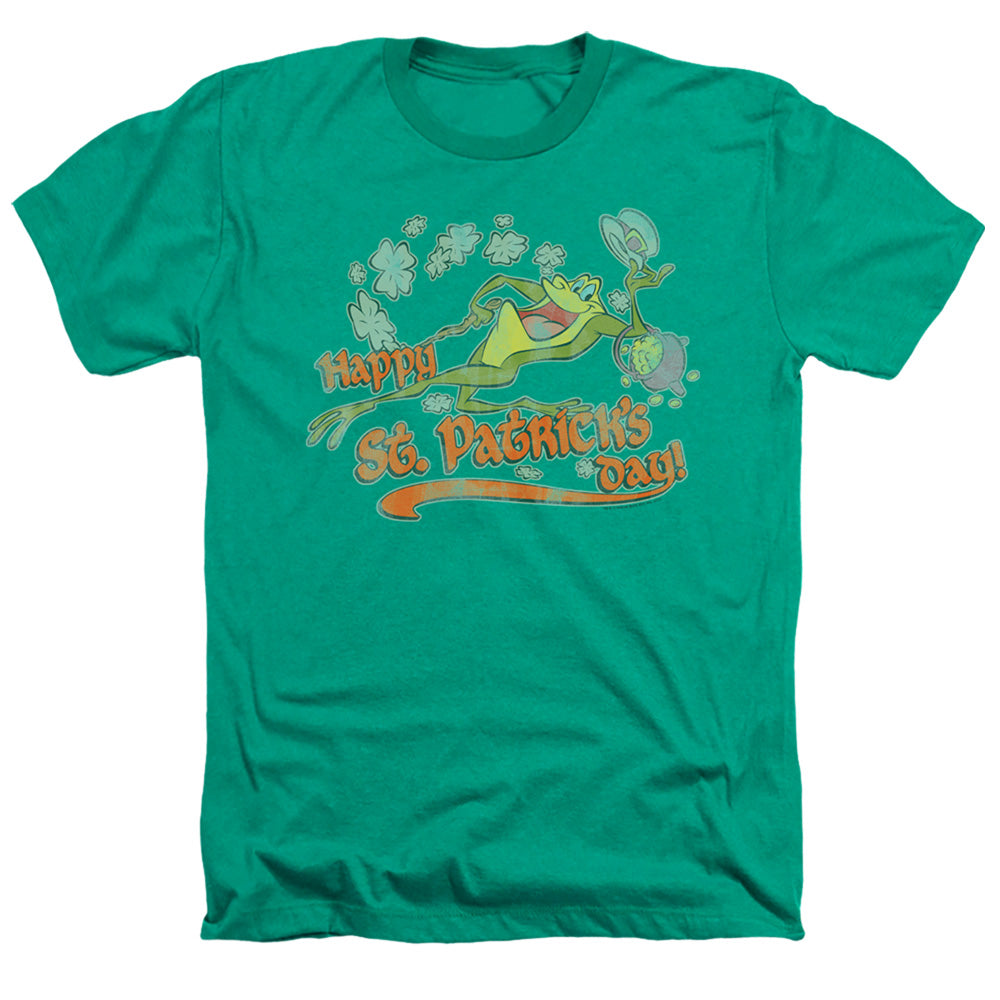 LOONEY TUNES/MICHIGAN J - ADULT HEATHER - KELLY GREEN