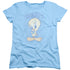 LOONEY TUNES/TWEETY FADE - S/S WOMENS TEE - LIGHT BLUE