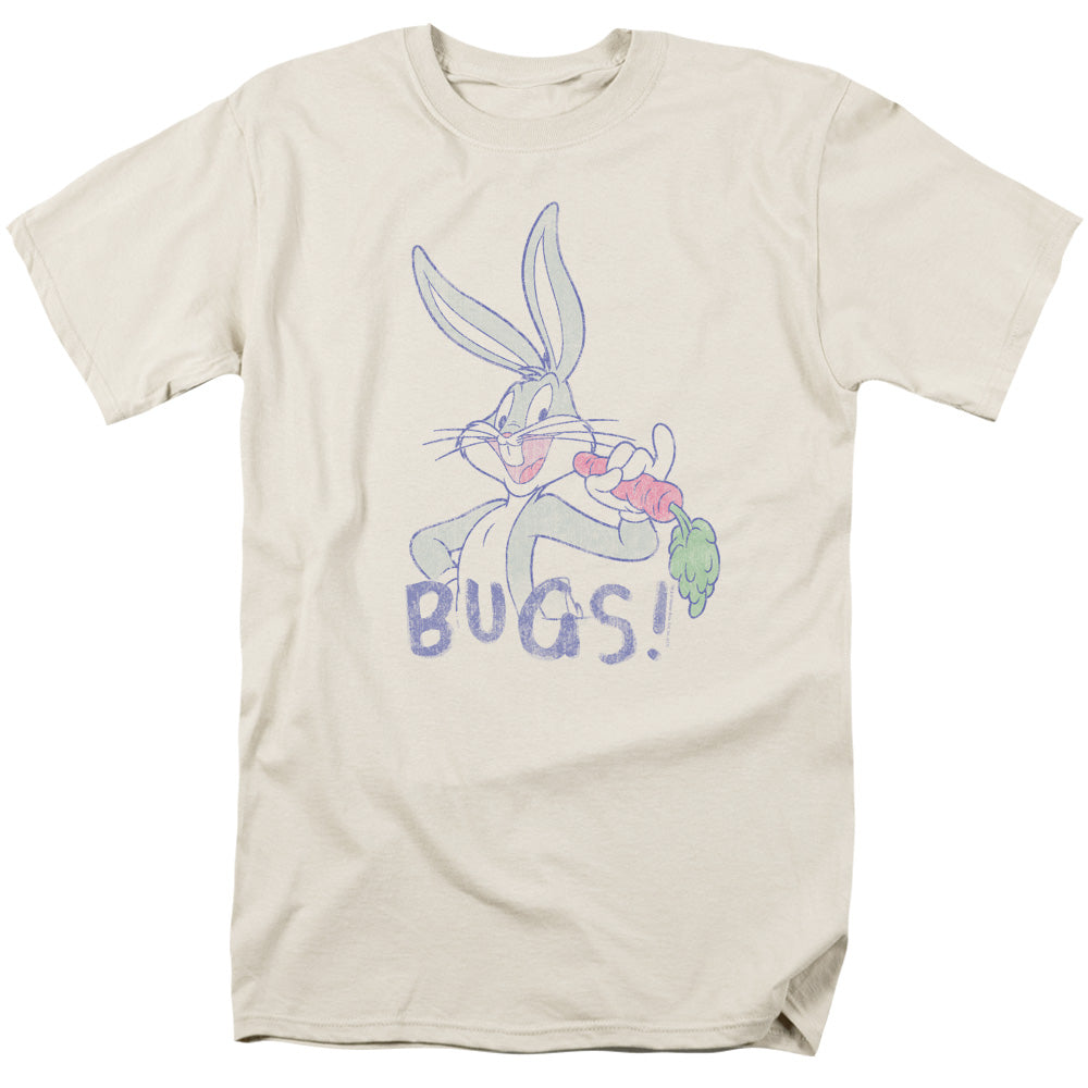LOONEY TUNES/BUGS - S/S ADULT 18/1 - CREAM