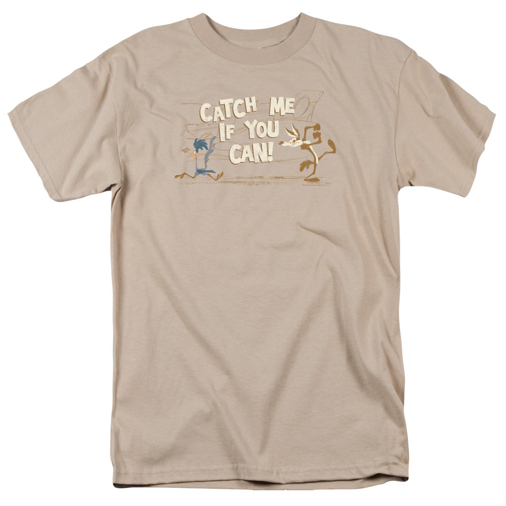 LOONEY TUNES/CATCH ME - S/S ADULT 18/1 - SAND