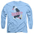 LOONEY TUNES/SNEAKY - L/S ADULT 18/1 - CAROLINA BLUE