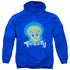 LOONEY TUNES/TWEETY SWIRL - ADULT PULLOVER HOODIE - ROYAL BLUE