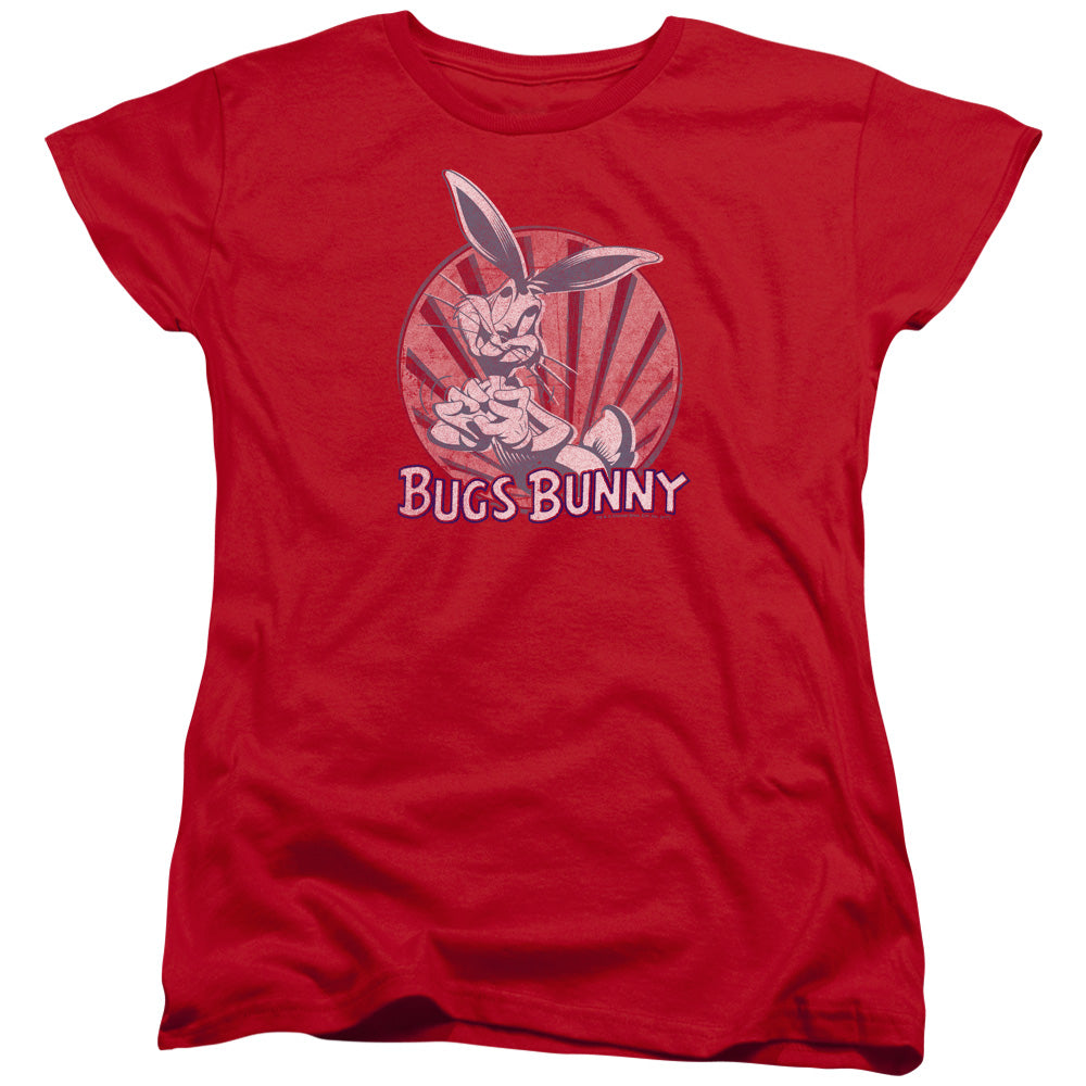 LOONEY TUNES/WISHFUL THINKING - S/S WOMENS TEE - RED