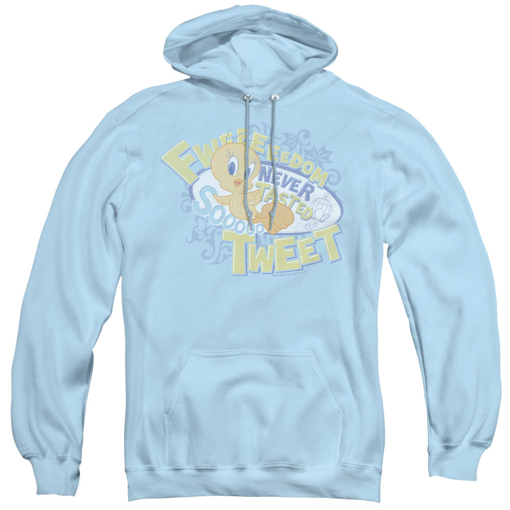 LOONEY TUNES/FWEEDOM - ADULT PULLOVER HOODIE - LIGHT BLUE