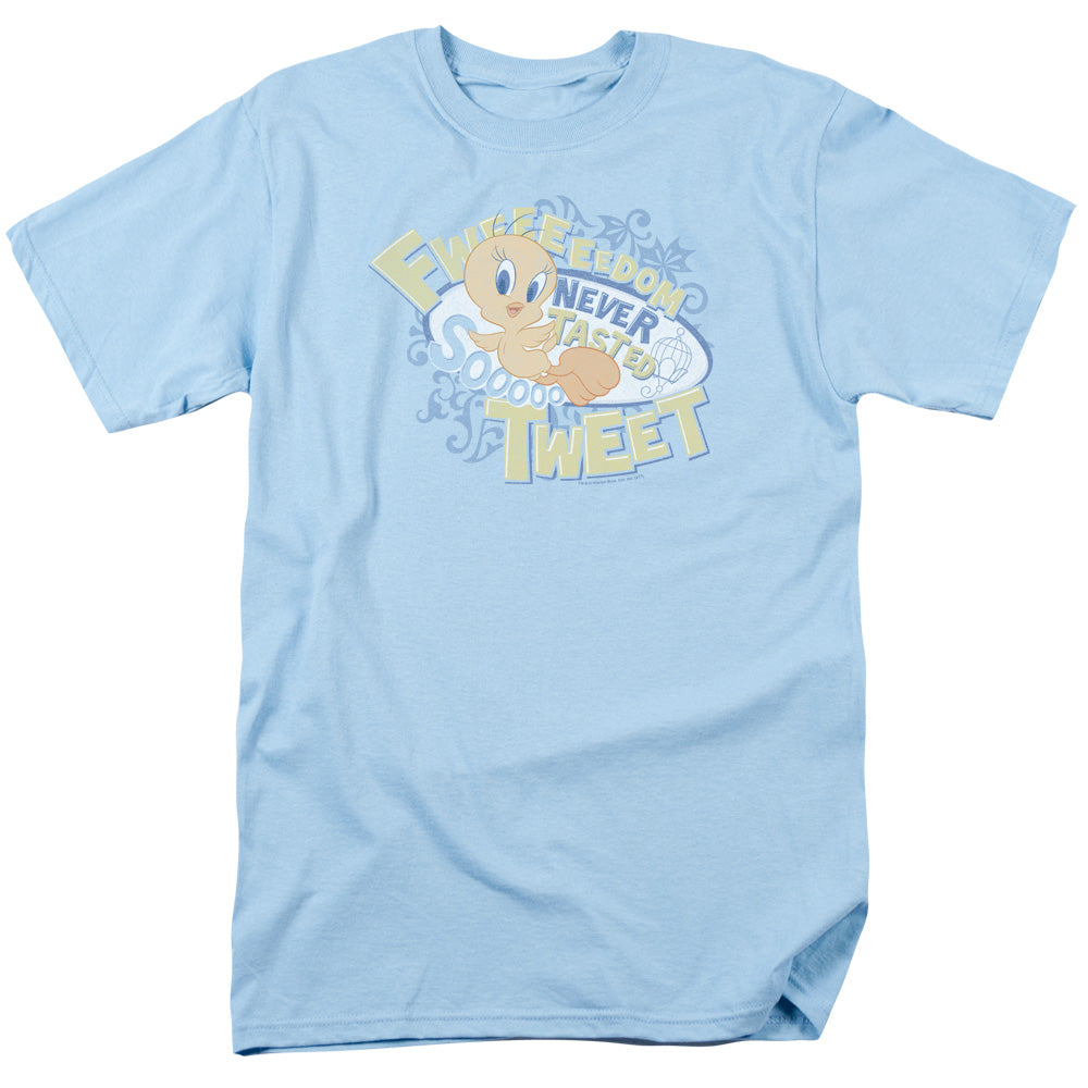 LOONEY TUNES/FWEEDOM - S/S ADULT 18/1 - LIGHT BLUE