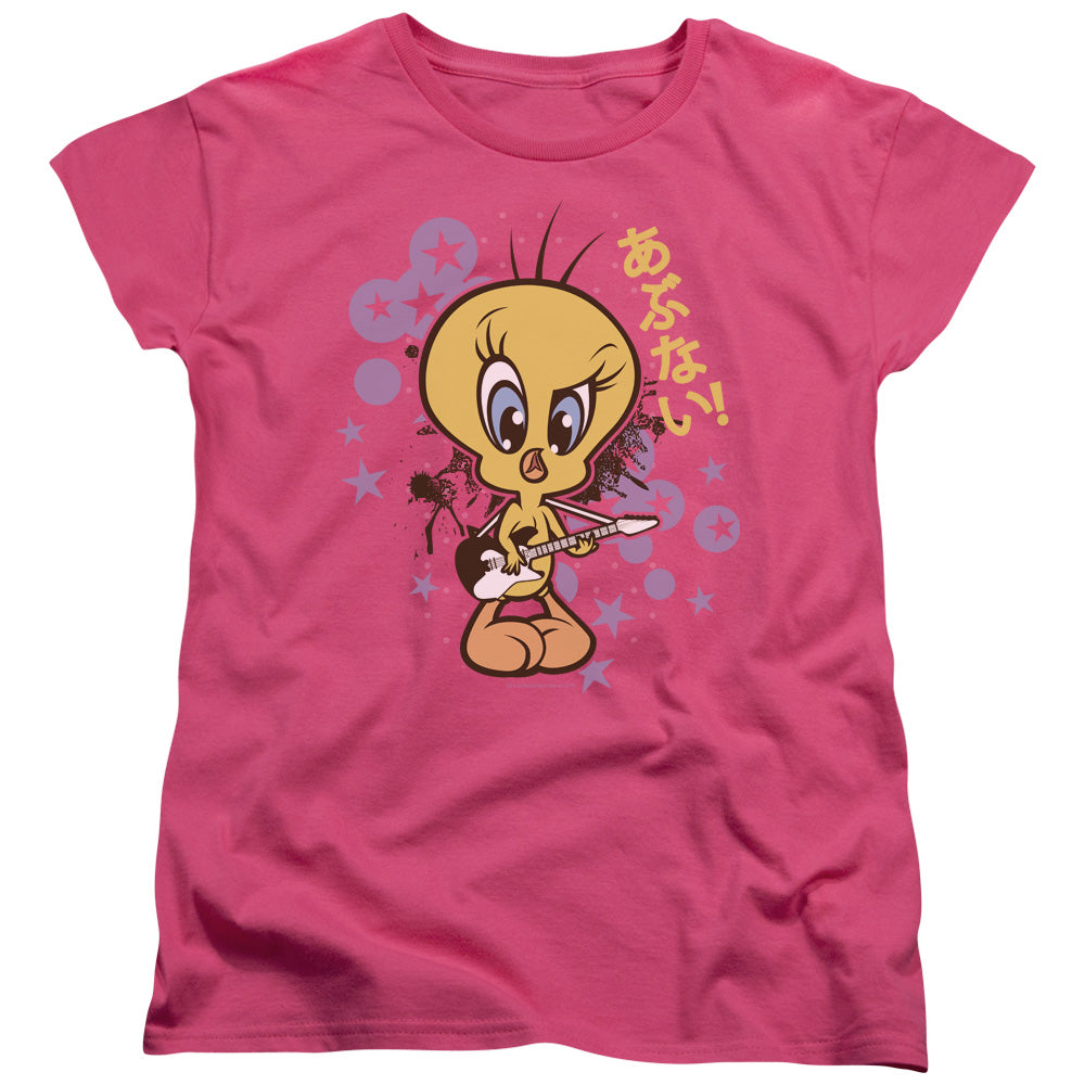 LOONEY TUNES/SO BAD - S/S WOMENS TEE - HOT PINK