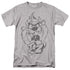 LOONEY TUNES/FADED TAZ - S/S ADULT 18/1 - ATHLETIC HEATHER