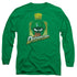 LOONEY TUNES/DISINTEGRATE - L/S ADULT 18/1 - KELLY GREEN
