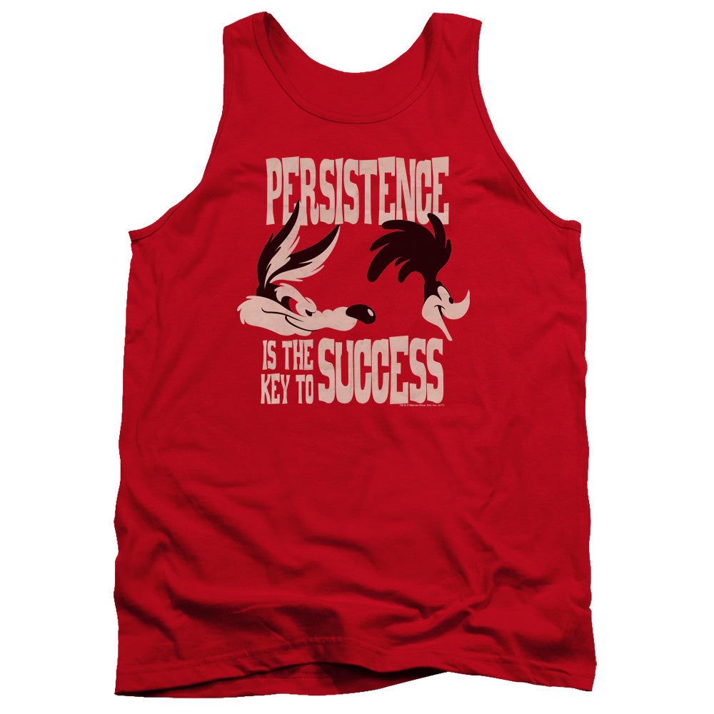 LOONEY TUNES/PERSISTENCE - ADULT TANK - RED