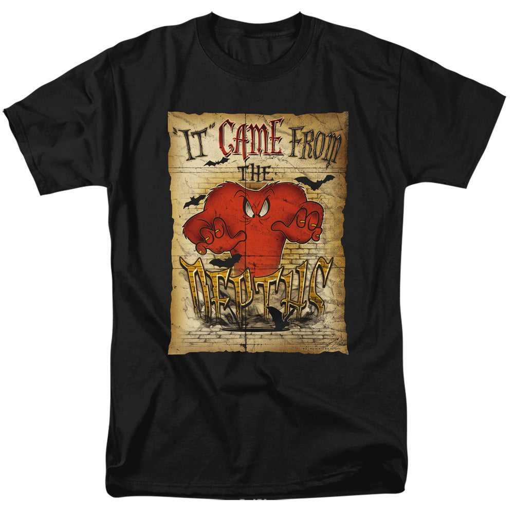 LOONEY TUNES/THE DEPTHS - S/S ADULT 18/1 - BLACK