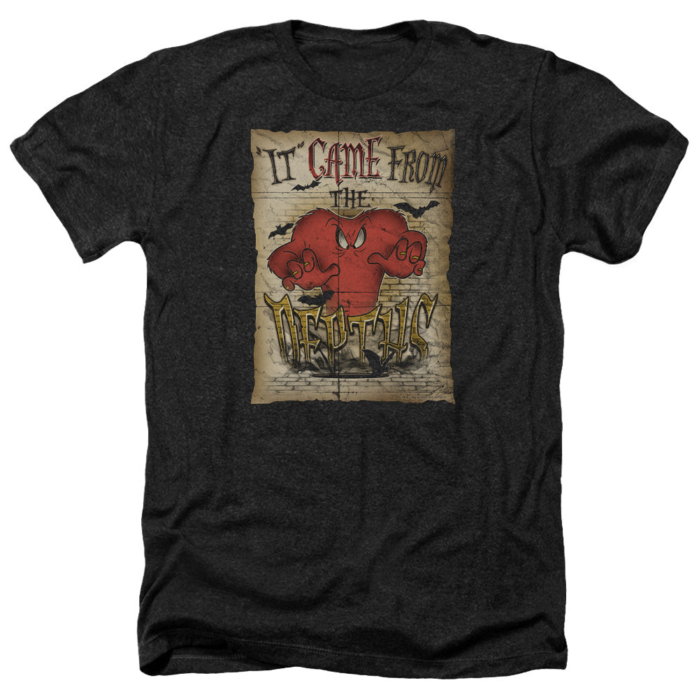 LOONEY TUNES/THE DEPTHS - ADULT HEATHER - BLACK
