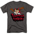 LOONEY TUNES/TAZ TERROR - S/S ADULT 18/1 - CHARCOAL