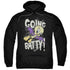 LOONEY TUNES/GOING BATTY - ADULT PULLOVER HOODIE - BLACK