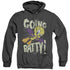 LOONEY TUNES/GOING BATTY - ADULT HEATHER HOODIE - BLACK