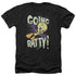 LOONEY TUNES/GOING BATTY - ADULT HEATHER - BLACK