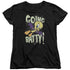 LOONEY TUNES/GOING BATTY - S/S WOMENS TEE - BLACK