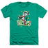 LOONEY TUNES/CHEER SYLVESTER - ADULT HEATHER - KELLY GREEN
