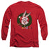 LOONEY TUNES/HOLIDAY BUNNY - L/S ADULT 18/1 - RED