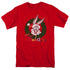 LOONEY TUNES/HOLIDAY BUNNY - S/S ADULT 18/1 - RED