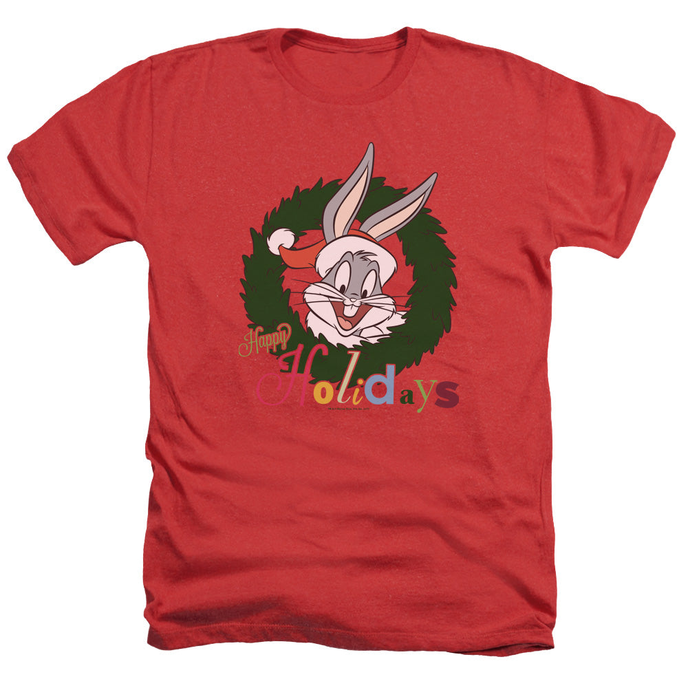 LOONEY TUNES/HOLIDAY BUNNY - ADULT HEATHER - RED
